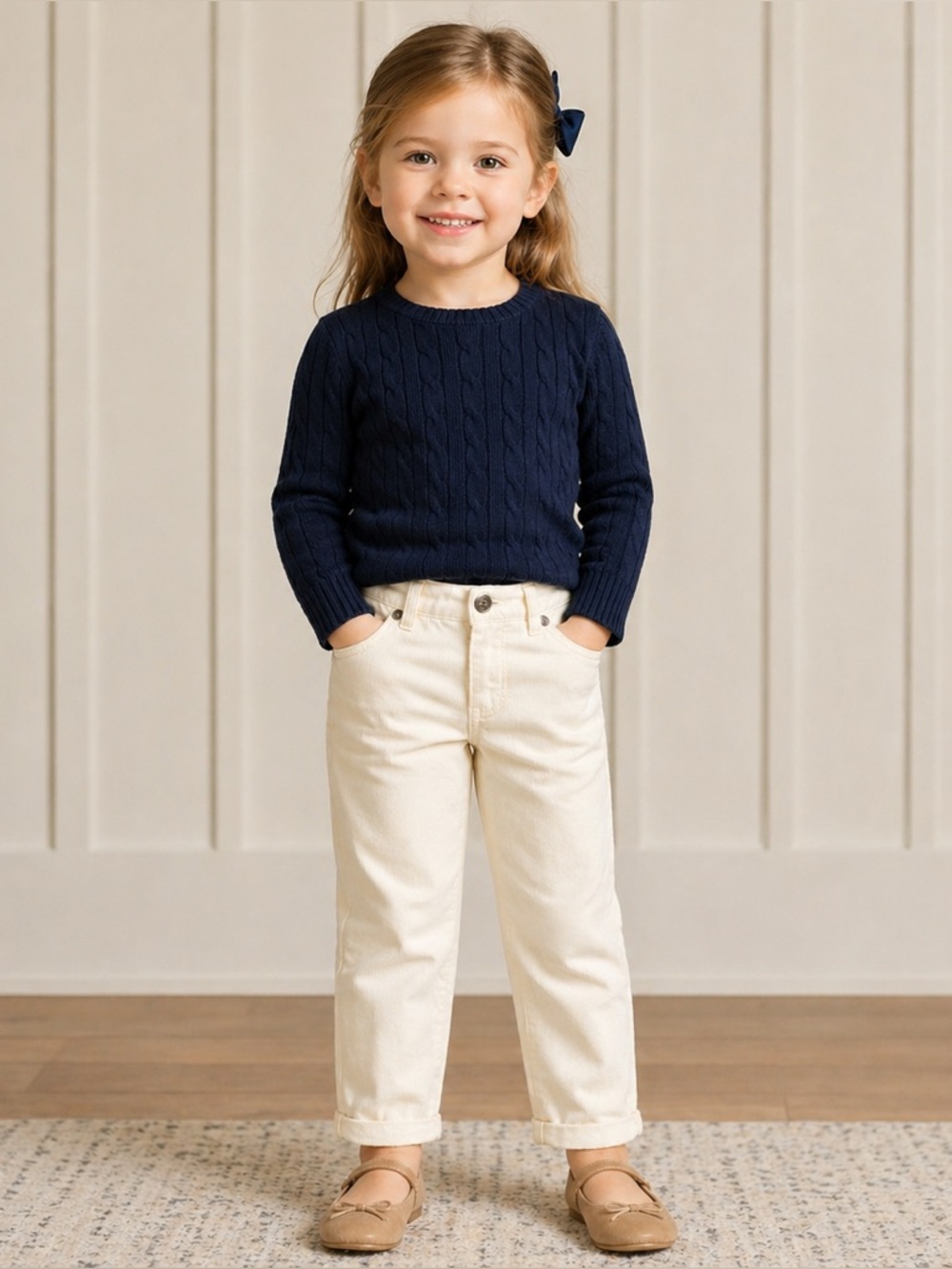 RALPH LAUREN Corduroy Pants Toddler Girls